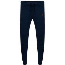 Spodnie dresowe dla mężczyzn U.S. Polo Assn. NIKY. Niebieskie spodnie dresowe męskie U.S. Polo Assn., na lato, bez wzorów, z dresówki. Za 149.99 zł.