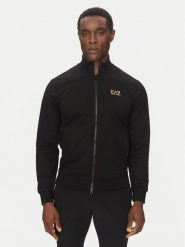 EA7 Emporio Armani Bluza 8NPM31 PJVRZ MC004 Czarny Regular Fit. Czarne bluzy bez kaptura męskie EA7 Emporio Armani, l, z bawełny. Za 449.99 zł.