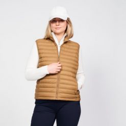 Kamizelka do golfa damska Inesis MW500. Czarne kamizelki damskie INESIS, l, z materiału. Za 149.99 zł.