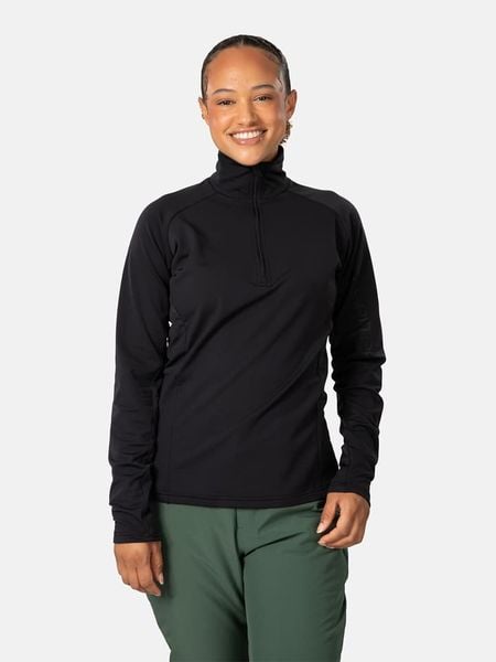 KARI TRAA Bluza polarowa "Evelyn" w kolorze czarnym rozmiar: S. Czarne bluzy bez kaptura damskie Kari Traa, s, z polaru. Za 191.42 zł.