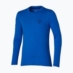 Koszulka piłkarska męska Mizuno Sergio Ramos. Niebieskie t-shirty sportowe męskie Mizuno, m, bez ramiączek, do piłki nożnej. Za 129.99 zł.