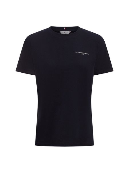 Tommy Hilfiger T-shirt Kobiety Bawełna biały, M. Białe t-shirty damskie Tommy Hilfiger, m, bez wzorów, z bawełny, bez kołnierzyka. Za 239.95 zł.