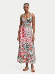 Iconique Sukienka letnia Lidia IC26-095 Kolorowy Regular Fit. Sukienki damskie Iconique, na lato, xl, bez wzorów, z syntetyku, bez kołnierzyka, bez ramiączek. Za 339.99 zł.