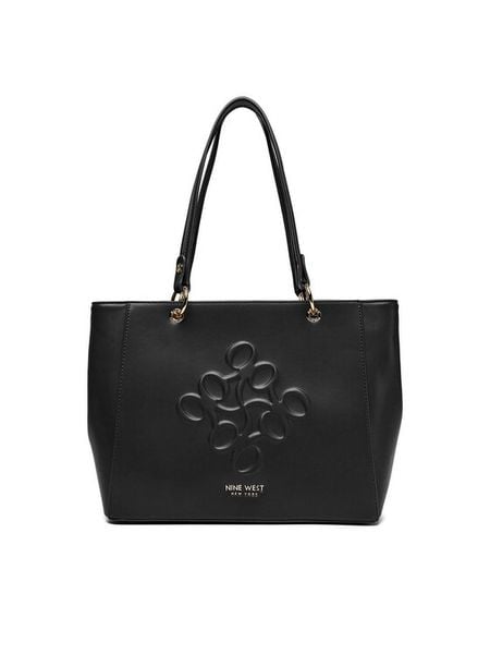 Nine West Torebka CEO-GIANNA-H242051 Czarny. Czarne torebki klasyczne damskie Nine West, bez wzorów, z materiału, bez dodatków. Za 249.99 zł.