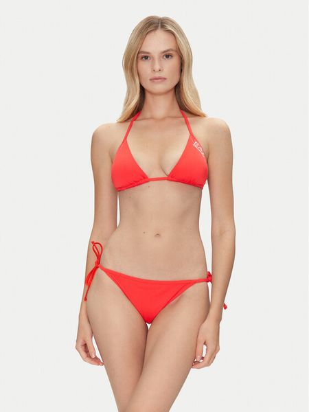EA7 Emporio Armani Bikini 7W000318 AF12599 A5064 Czerwony. Czerwone bikini damskie EA7 Emporio Armani, bez wzorów. Za 329.99 zł.