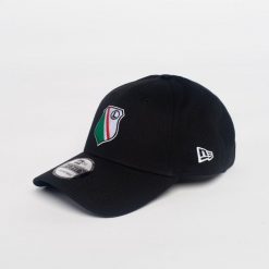 Czapka z daszkiem New Era Legia Warszawa. Czarne czapki męskie New Era, bez wzorów, z bawełny. Za 139.99 zł.