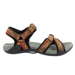 Damskie Sandały Sportowe. Brązowe obuwie trekkingowe damskie Grisport, bez wzorów, bez obcasa. Za 221.99 zł.