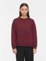 Vila Bluza "Sandy" w kolorze bordowym rozmiar: XS. Czerwone bluzy bez kaptura damskie Vila, xs. Za 149.95 zł.