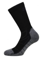 Jack Wolfskin Skarpety funkcyjne "Vojo" w kolorze czarnym rozmiar: 44-46. Czarne skarpetki męskie Jack Wolfskin, bez wzorów, prążkowane. Za 52.67 zł.
