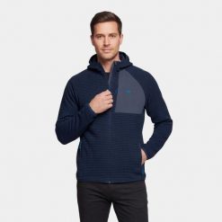 Bluza polarowa z kapturem męska Alpinus Ruen. Czerwone bluzy z kapturem męskie Alpinus, na lato, l, z elastanu. Za 179.00 zł.