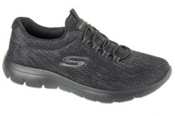Buty treningowe damskie, Summits - Fun Flair. Czarne obuwie treningowe damskie Skechers, na fitness i siłownię. Za 229.99 zł.