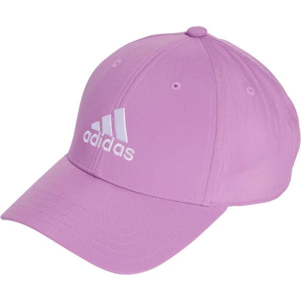 Czapka z daszkiem adidas Embroidered Logo Lightweight Baseball. Czerwone czapki męskie Adidas, bez wzorów. Za 69.90 zł.