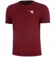Koszulka tenisowa Diadora SS T-shirt Stratouno. Fioletowe t-shirty męskie Diadora, na zimę, l, bez wzorów, z materiału, bez kołnierzyka. Za 174.30 zł.