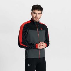 Mocno ocieplona kurtka zimowa męska Rogelli FREEZE. Czarne kurtki męskie Rogelli, na zimę, m, bez wzorów, sportowe, bez kaptura. Za 361.00 zł.