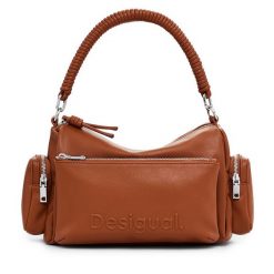 Torebka Desigual. Brązowe torebki klasyczne damskie Desigual, bez wzorów, bez dodatków. Za 359.99 zł.