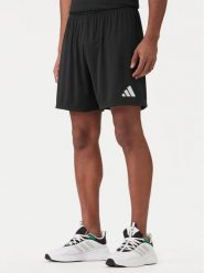 Adidas Szorty sportowe Entrada 26 JZ2521 Czarny Regular Fit. Czarne szorty męskie Adidas, bez wzorów, z syntetyku, sportowe. Za 79.99 zł.