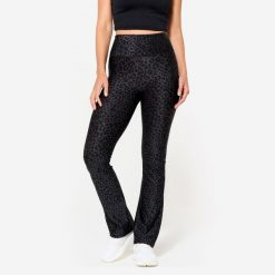 Legginsy fitness damskie Domyos. Szare legginsy damskie DOMYOS, l, bez wzorów, z elastanu. Za 59.99 zł.