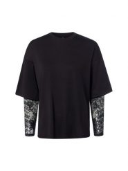 ONLY Koszulka z długim rękawem Kobiety czarny, M. Czarne t-shirty damskie Only, m, bez wzorów, bez kołnierzyka. Za 139.95 zł.