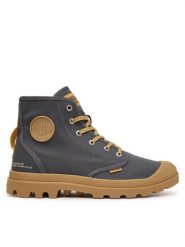 Palladium Trampki Pampahi Htggum 74988-006-M Szary. Szare trampki i tenisówki męskie Palladium, bez wzorów, z materiału, bez zapięcia. Za 389.99 zł.