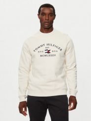Tommy Hilfiger Bluza MW0MW35526 Écru Regular Fit. Bluzy bez kaptura męskie Tommy Hilfiger, m, z bawełny. Za 339.99 zł.