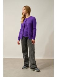 AUTHENTIC CASHMERE Kaszmirowy kardigan "Caron" w kolorze fioletowym rozmiar: L. Różowe kardigany damskie AUTHENTIC CASHMERE, l, bez wzorów, z kaszmiru. Za 305.92 zł.