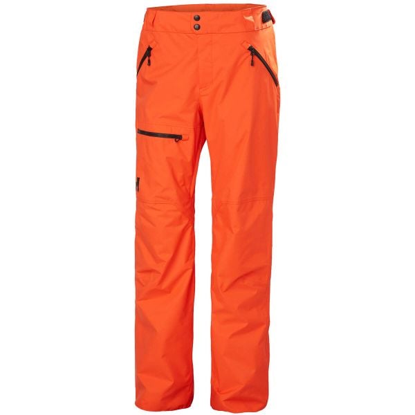 Spodnie narciarskie z kieszenią cargo Helly Hansen Sogn. Czerwone spodnie materiałowe męskie Helly Hansen, bez wzorów, sportowe. W wyprzedaży za 852.50 zł.