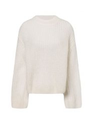Marie Lund Sweter z dzianiny Kobiety Wełna biały, XL/XXL. Białe swetry klasyczne damskie Marie Lund, xl, z dzianiny, bez kołnierzyka. Za 299.95 zł.