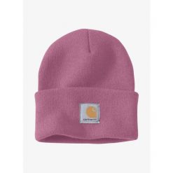Czapka zimowa Carhartt Watch Hat - woodrose. Czerwone czapki męskie Carhartt. Za 70.99 zł.
