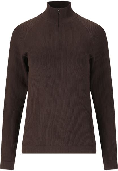 Sweter damski Athlecia Cozi. Brązowe swetry klasyczne damskie Athlecia, l, z dresówki, bez kołnierzyka. Za 176.50 zł.