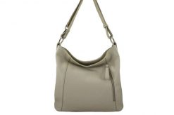 Worek skórzany BARBERINI'S j. beżowy 861-10. Brązowe shopper bag damskie Barberinis, bez wzorów, ze skóry, na ramię, duże, bez dodatków. Za 239.99 zł.