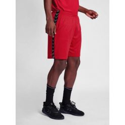 Szorty Hummel autentyczne Pl. Czerwone szorty męskie HUMMEL, bez kołnierzyka. Za 177.00 zł.