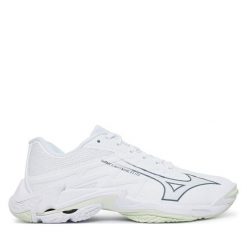 Buty halowe Mizuno. Białe buty sportowe na co dzień damskie Mizuno, bez wzorów, mizuno wave. Za 689.99 zł.