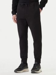 BOSS Spodnie dresowe Hadiko 50555505 Czarny Regular Fit. Czarne spodnie dresowe męskie Boss, bez wzorów, z bawełny. Za 609.99 zł.