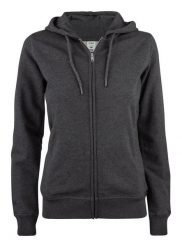 Clique Premium OC Hoody Full Zip Women — damska bluza z kapturem z bawełny. Szare bluzy z kapturem damskie CLIQUE, m, z bawełny. Za 296.31 zł.