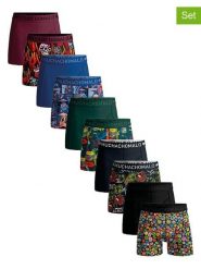 Muchachomalo Bokserki (10 par) w różnych kolorach rozmiar: 7XL. Czarne bokserki męskie Muchachomalo, bez wzorów. Za 304.99 zł.