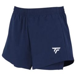 Szorty damskie Tecnifibre Team. Niebieskie szorty damskie TECNIFIBRE, bez wzorów, z elastanu, klasyczne, z standardowym stanem. Za 161.00 zł.