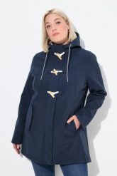 Damskie Kurtka softshell HYPRAR hydrofobowa podszewka z polaru kaptur. Czarne kurtki softshell damskie Ulla Popken, plus size, bez wzorów, z elastanu, z kapturem. Za 479.99 zł.