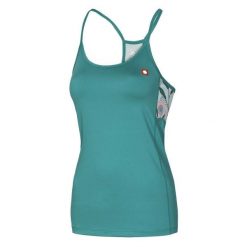 Damski tank top Ocun Artista green. Zielone topy damskie Ocun, l, bez wzorów, bez kołnierzyka. Za 157.55 zł.