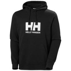 Bluza z kapturem Helly Hansen HH Logo 2.0. Czarne bluzy z kapturem męskie Helly Hansen, na lato, uniwersalny, z bawełny. Za 310.20 zł.