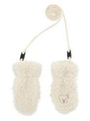 Steiff Rękawiczki w kolorze kremowym rozmiar: 3. Brązowe rękawiczki dziecięce Steiff, bez ramiączek. Za 96.14 zł.