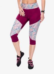 Legginsy wspinaczkowe damskie Ocun Rhea 3/4 Leggings. Czerwone legginsy damskie Ocun, m, bez wzorów, z elastanu. Za 125.39 zł.