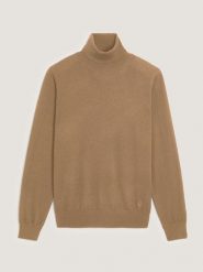 Rodier Wełniany sweter w kolorze jasnobrązowym rozmiar: XXL. Brązowe swetry męskie Rodier, xxl, bez wzorów, z wełny, bez kołnierzyka. Za 274.99 zł.