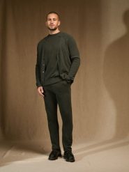 Perfect Cashmere Kaszmirowy kardigan "Hayfield" w kolorze khaki rozmiar: XXL. Brązowe kardigany męskie Perfect Cashmere, xxl, bez wzorów, z kaszmiru, bez kołnierzyka. Za 391.99 zł.