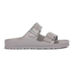 Klapki damskie Birkenstock Arizona Eva Stone Concalz S. Szare klapki damskie Birkenstock, bez wzorów, z materiału, bez obcasa. Za 292.00 zł.