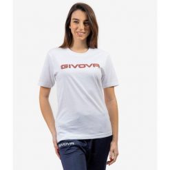 Bawełniana koszulka Givova Spot White 2xl. Czarne bluzki sportowe damskie Givova, na lato, xl, bez wzorów, z bawełny, bez ramiączek. Za 130.99 zł.