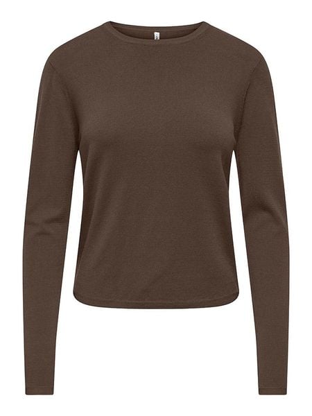 ONLY Sweter w kolorze brązowym rozmiar: L. Brązowe swetry klasyczne damskie Only, l, bez kołnierzyka. Za 104.95 zł.