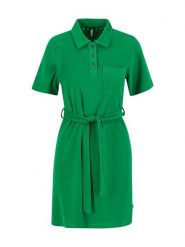 Blutsgeschwister Sukienka "Grand Slam Madamecourt" w kolorze zielonym rozmiar: L. Zielone sukienki damskie Blutsgeschwister, na co dzień, l, bez wzorów, z bawełny, bez kołnierzyka, bez ramiączek, midi, proste. Za 191.42 zł.