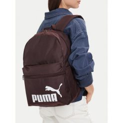 Plecak Puma. Brązowe plecaki damskie Puma, bez wzorów, sportowe. Za 89.99 zł.