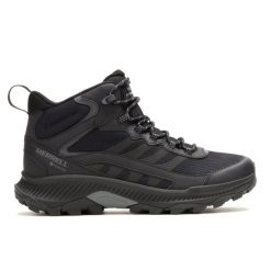 Buty trekkingowe - męskie - Merrell Speed Strike 2 Mid GORE-TEX - czarne. Czarne buty trekkingowe męskie MERRELL, z gore-texu, bez zapięcia, trekkingowe, gore-tex. Za 499.00 zł.