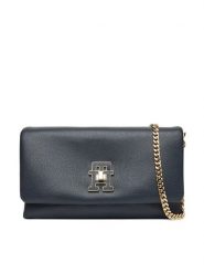 Tommy Hilfiger Torebka Th Modern Mini Crossover AW0AW17462 Granatowy. Niebieskie torebki klasyczne damskie Tommy Hilfiger, bez wzorów, ze skóry, wizytowe, bez kołnierzyka, bez ramiączek. Za 459.99 zł.